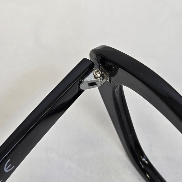 Cat Eye Plastic Eyeglass Frames, Black - Picture 9 of 10